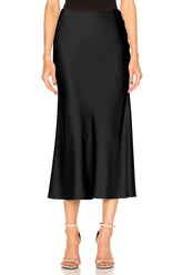 Black Midi Skirt
