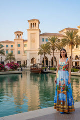 Blue Long Maxi Dress