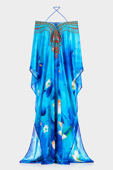 Blue Long Kaftan Dress