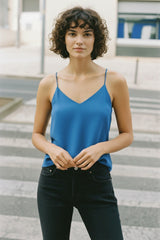 Azure Sleeveless Cami Top