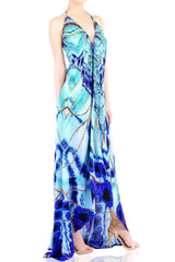Annabella Butterfly Print Maxi Dress