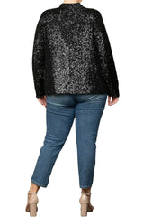 Black Jacket With Sequins