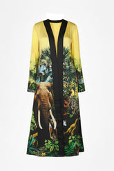 Animal Print Kimono