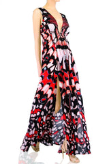 Annabella Long Silk Dress