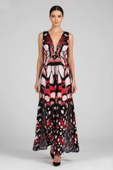Annabella Long Silk Dress