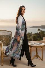 Bird Print Kimono