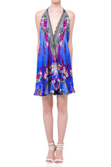 Blue Short Dresses For Women
