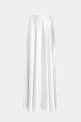 Antonia Silky White Skirt