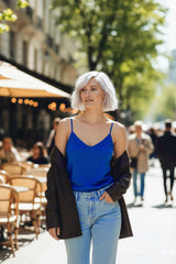 Blue Summer Camisole Top