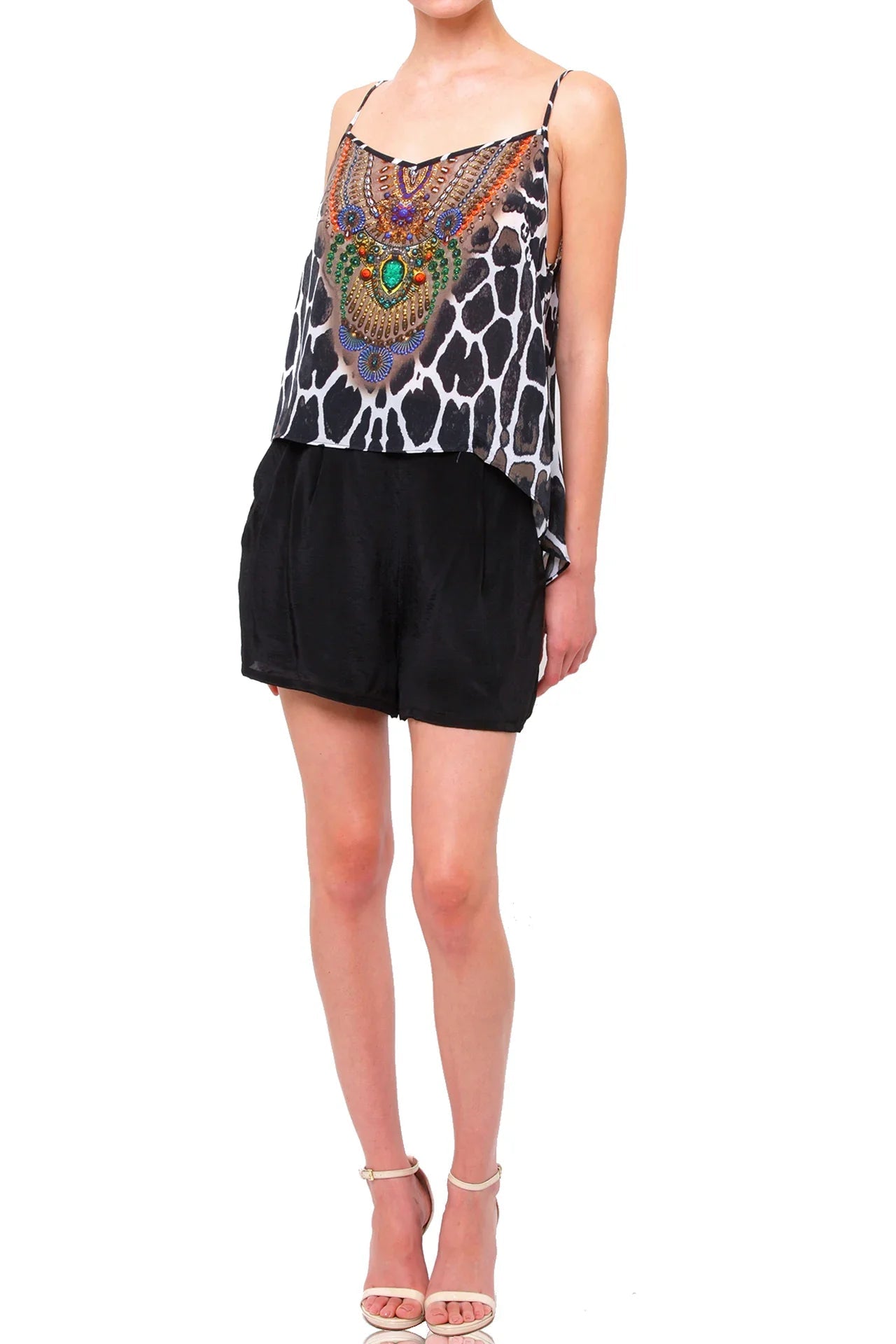 Animal Print Cami Top