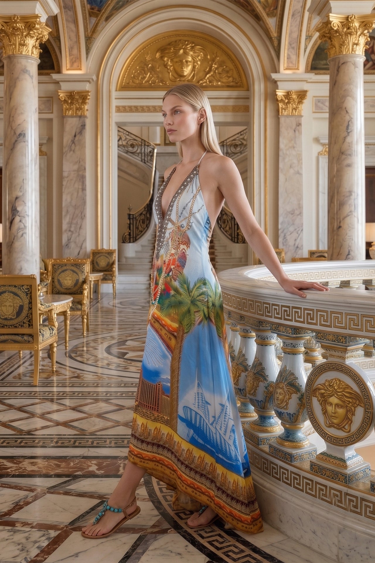 Blue Designer Dresses For Women