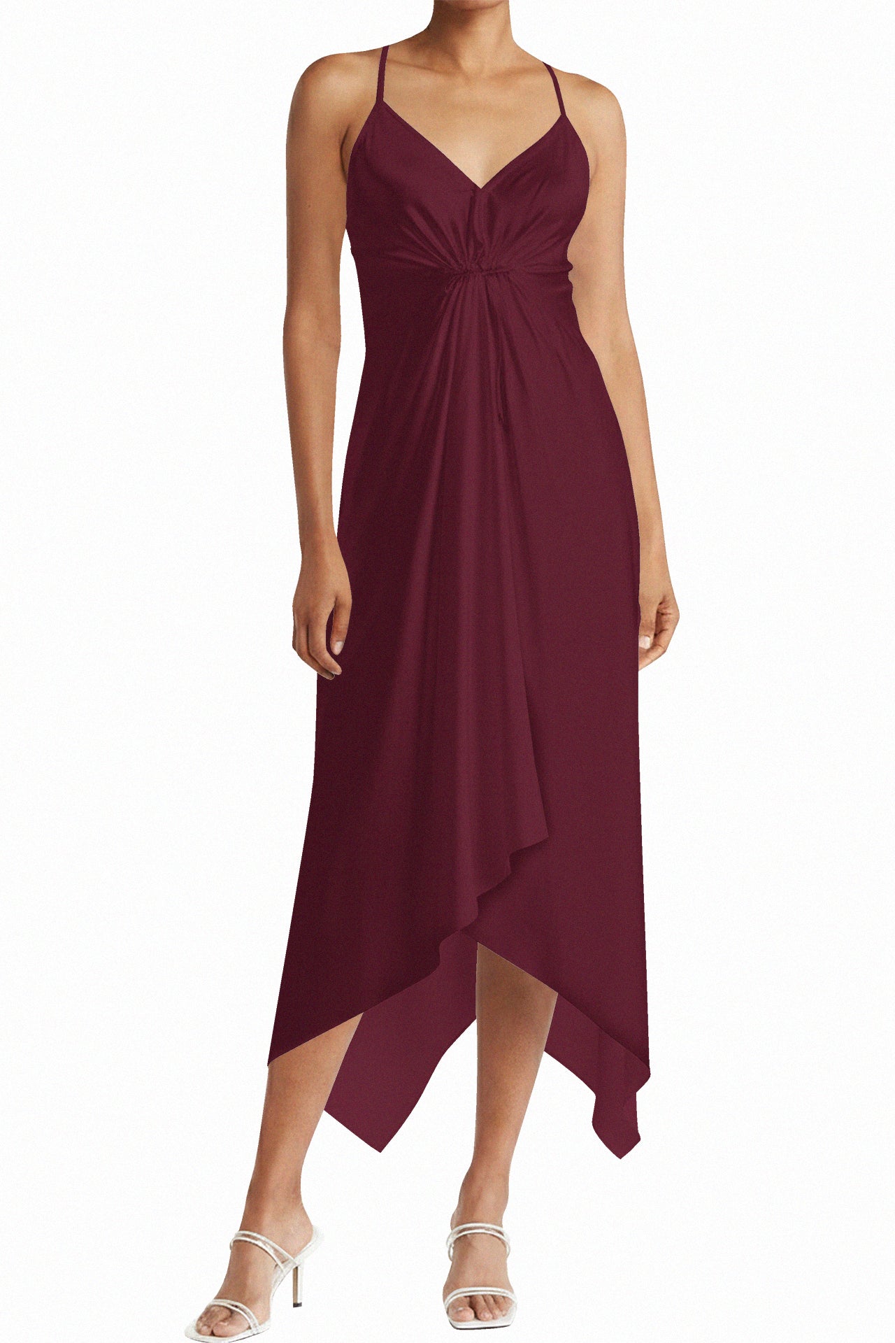 Asymmetrical Midi Dress