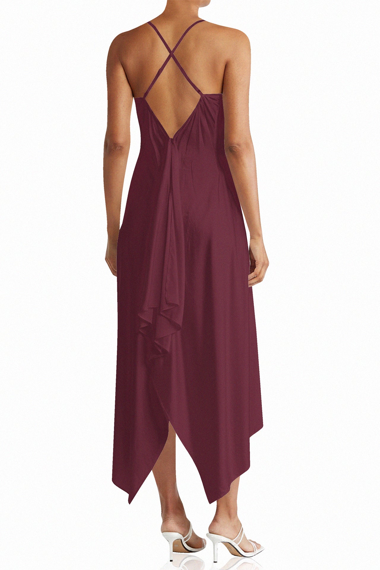Asymmetrical Midi Dress