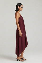 Asymmetrical Midi Dress