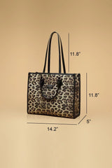 Animal Print Luxury Shoulder Handbag