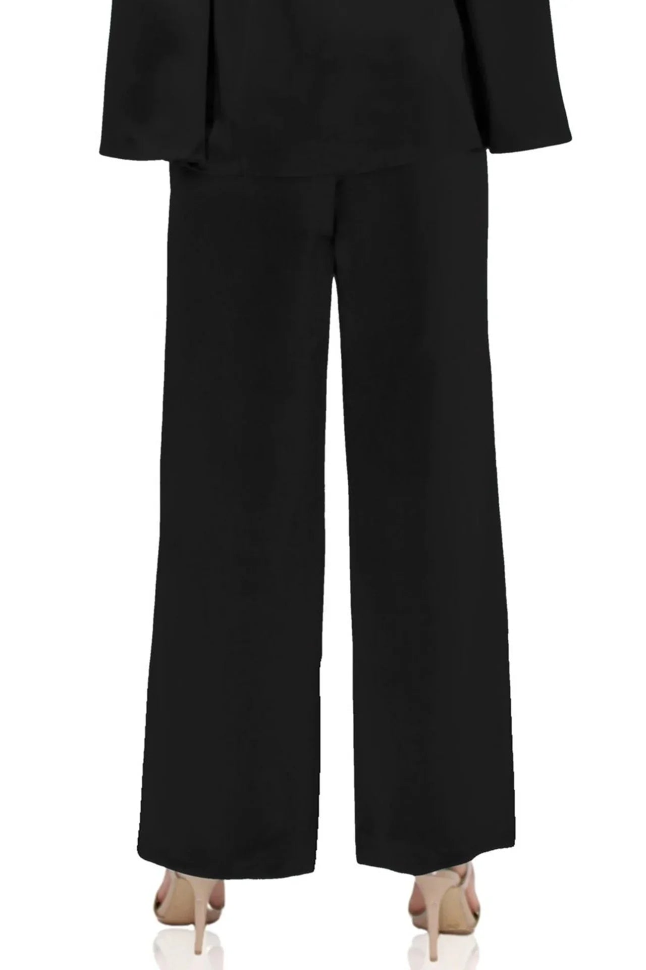 Black Straight Fit Pants