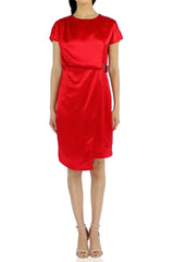 Belted Mini Dress In Sunset