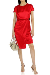 Belted Mini Dress In Sunset
