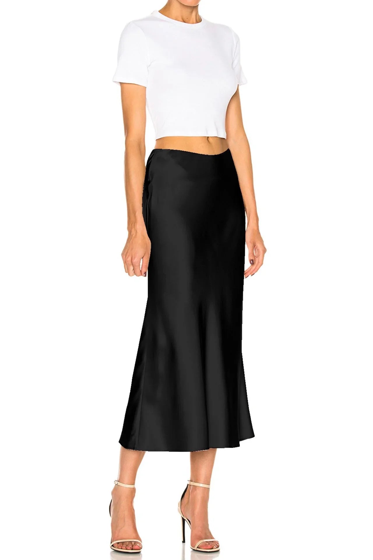 Black Midi Skirt