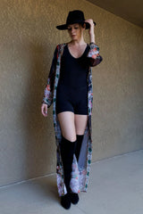 Black Full Length Caftan
