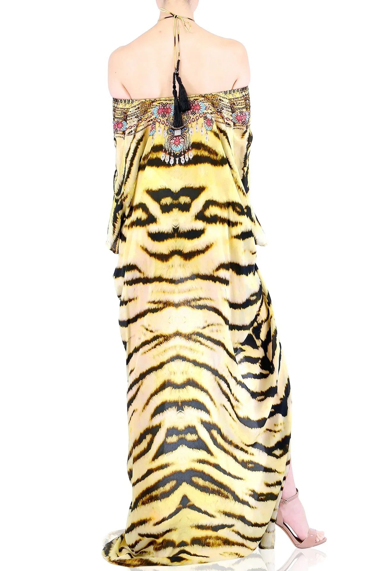 Animal Print Hi-Low Kaftan