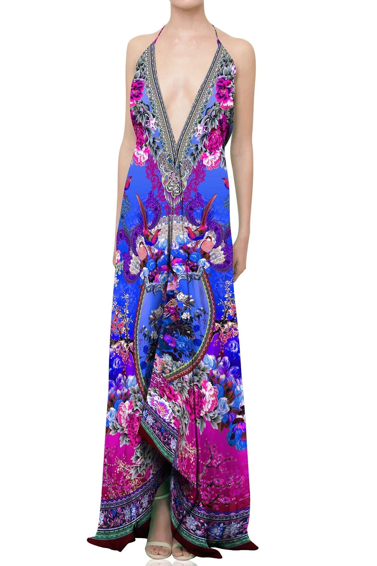 Blue One Piece Dress