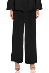 Black Straight Fit Pants