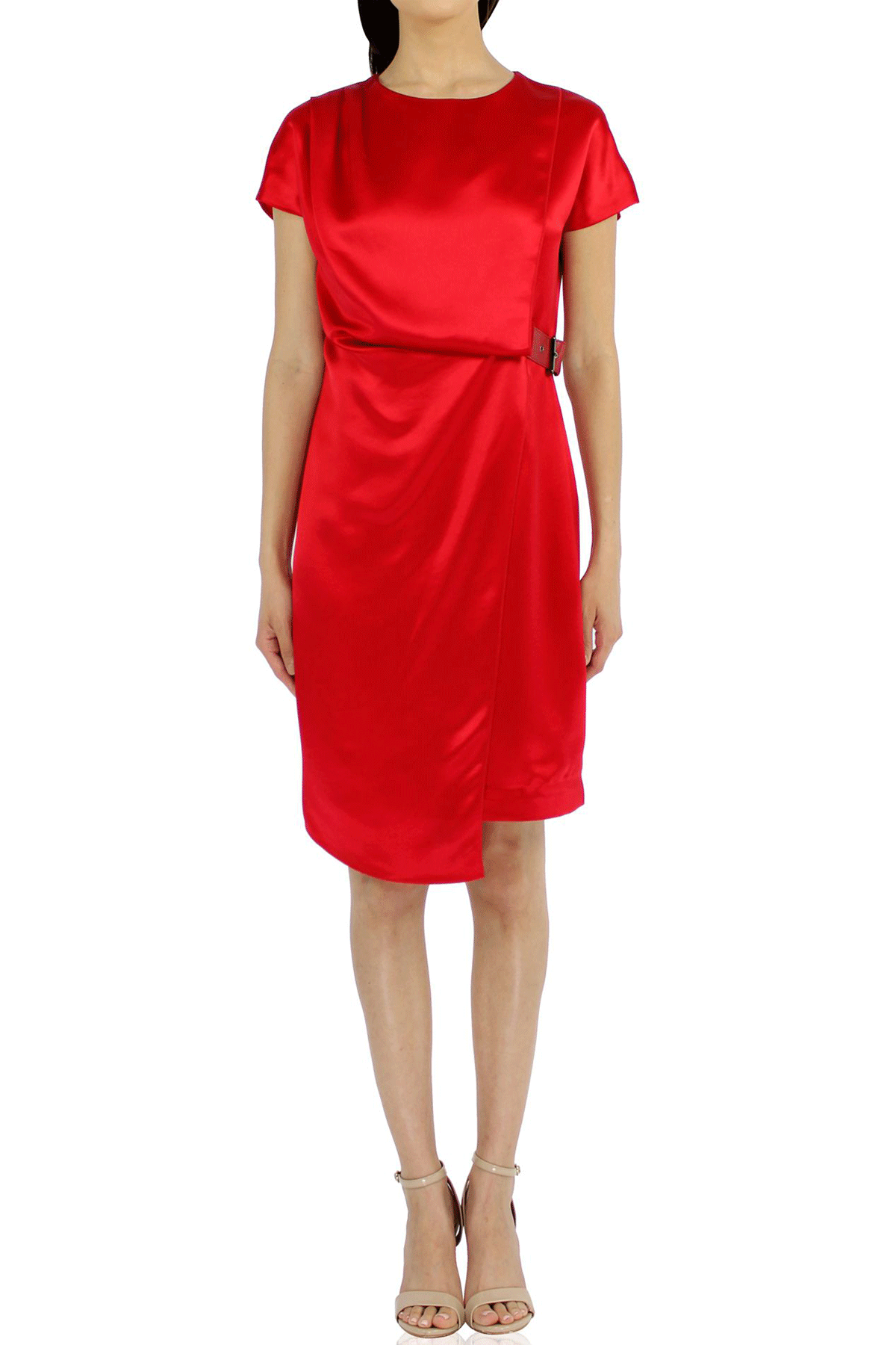 Belted Mini Dress In Sunset