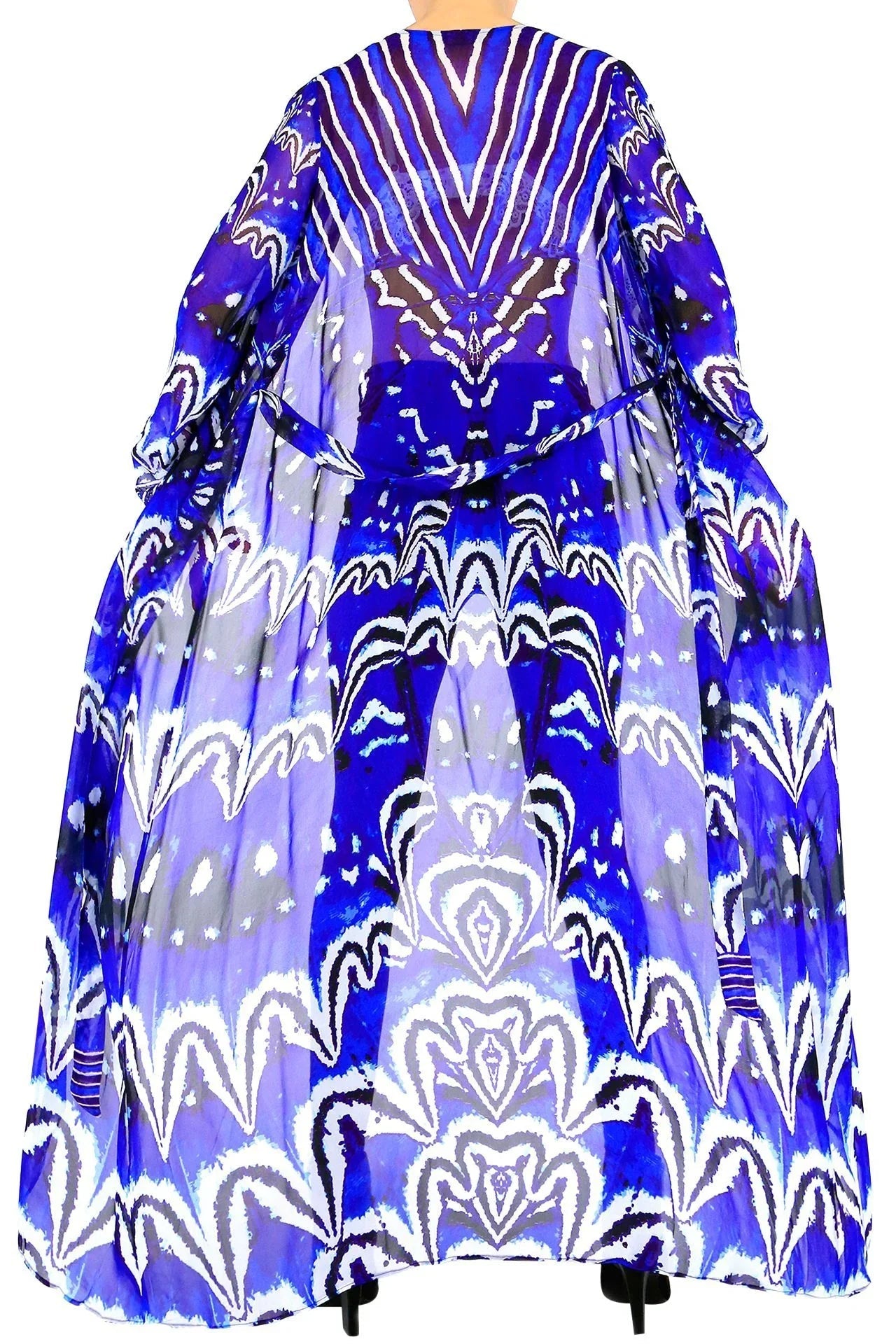 Annabella Butterfly Print Swimsuits And Cover Ups