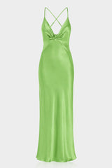 Aura Mint Green Backless Bodycon Dress