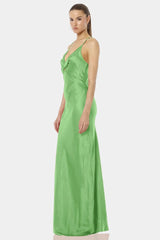 Aura Mint Green Backless Bodycon Dress