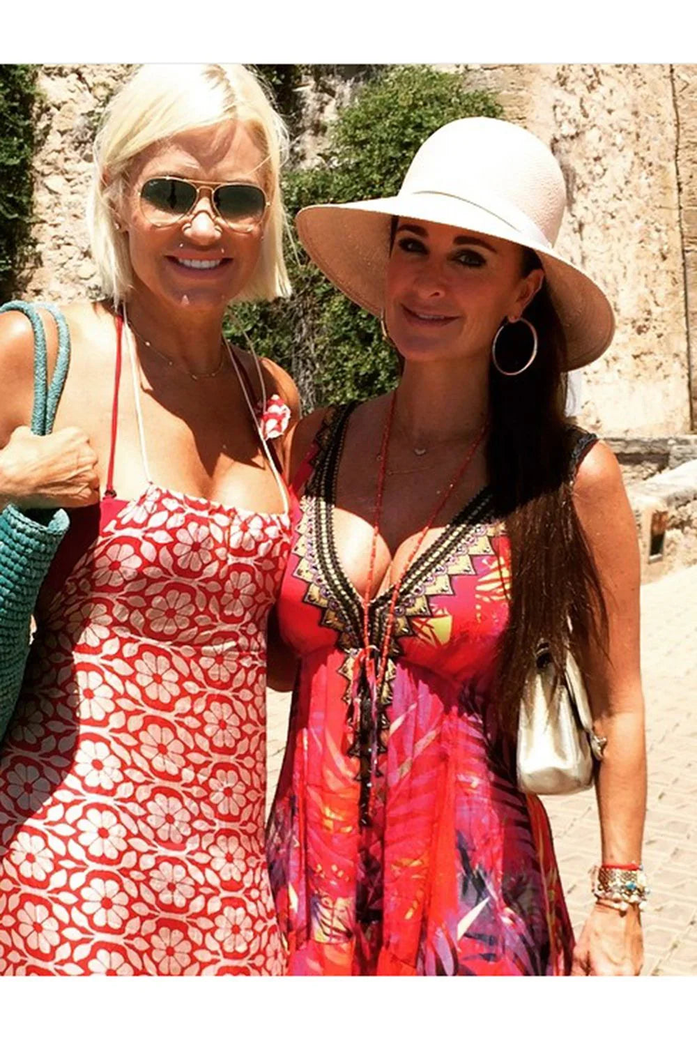 As Seen On Kyle RIchards High Low Maxi Dress