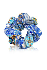 Blue Hair Scrunchies