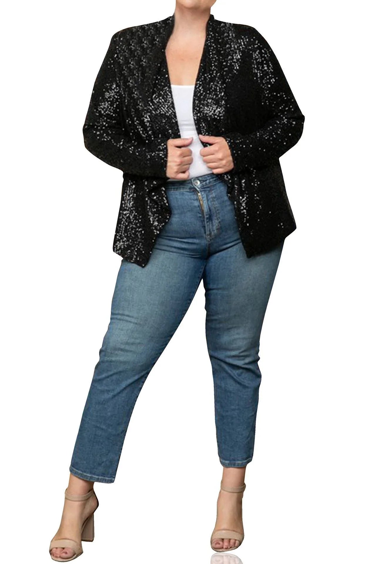 Black Jacket With Sequins