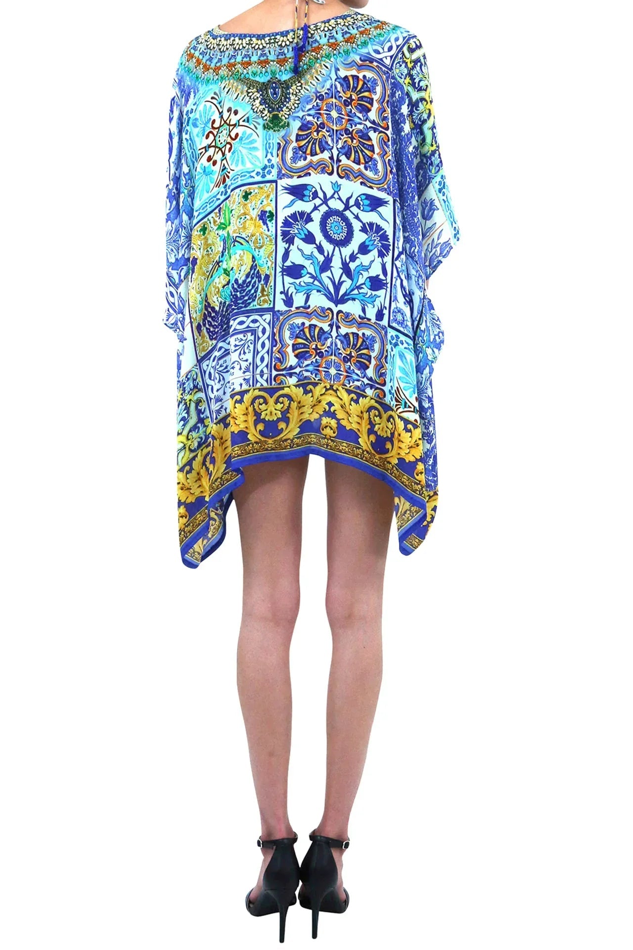 Blue Women's Kaftan Short