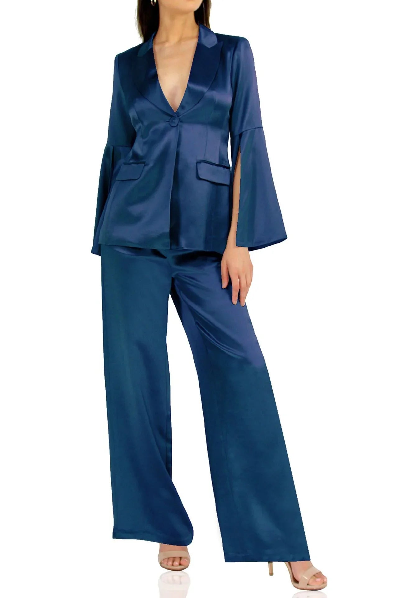 Blue Matching Suit Set