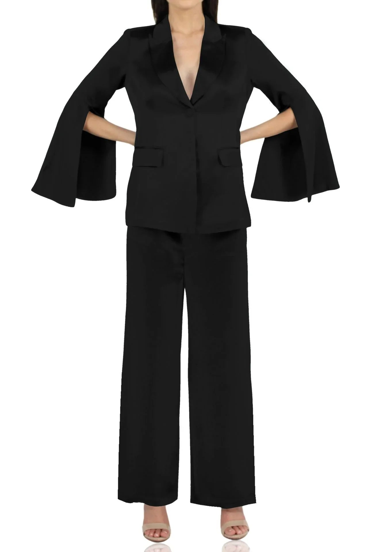 Black Matching Suit Set