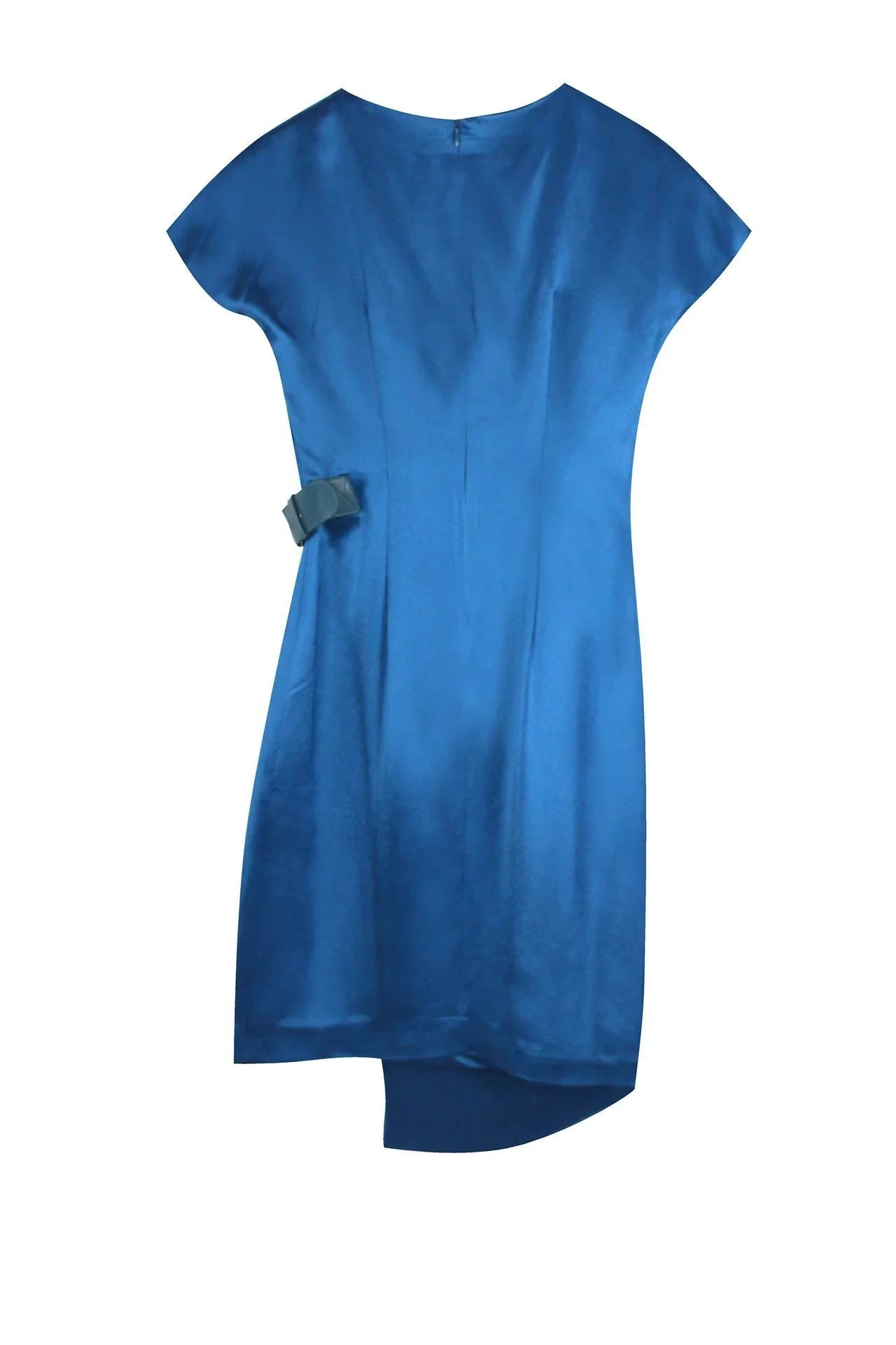 Belted Mini Dress In Blue