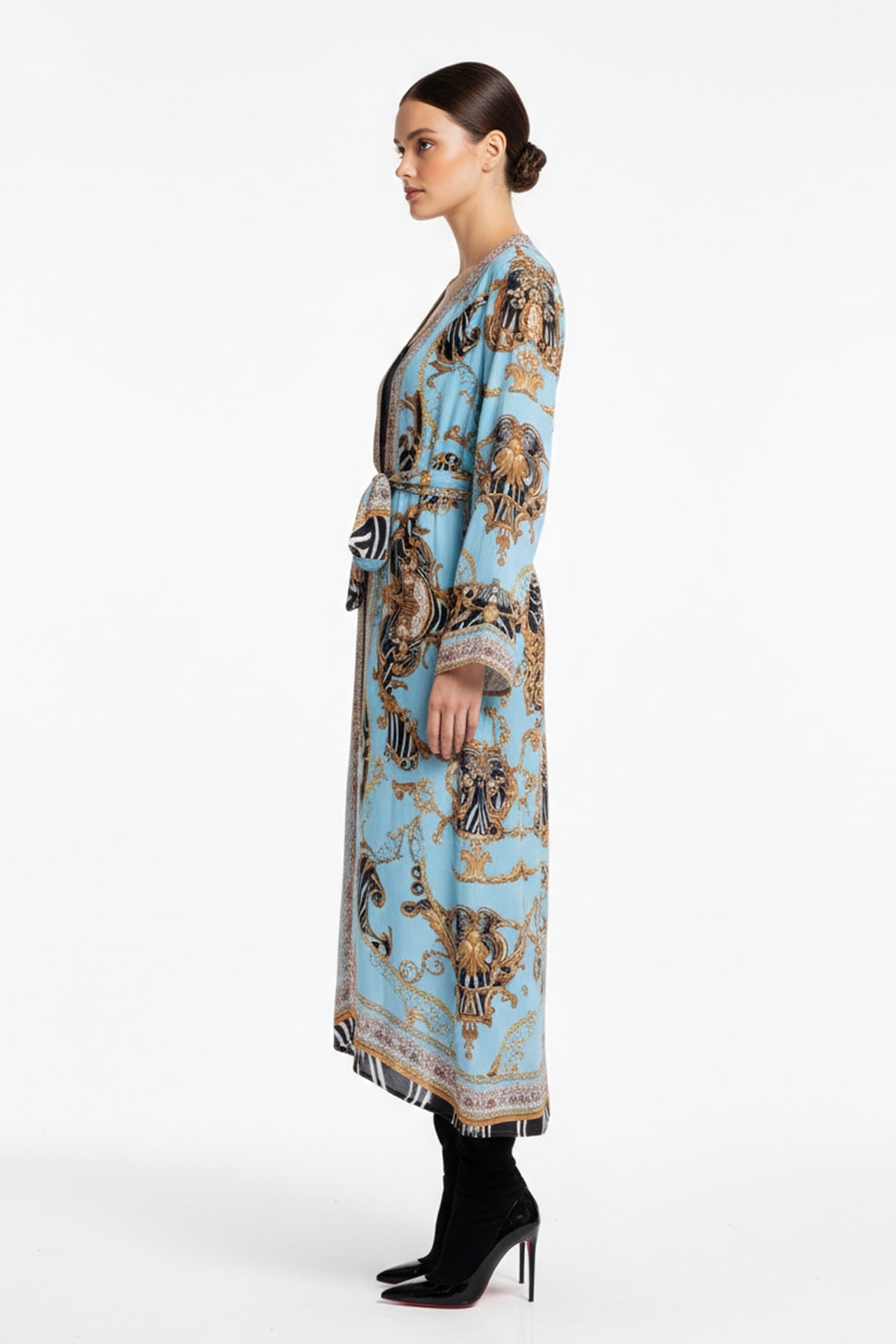 Blue Swimsuit Coverup Dress