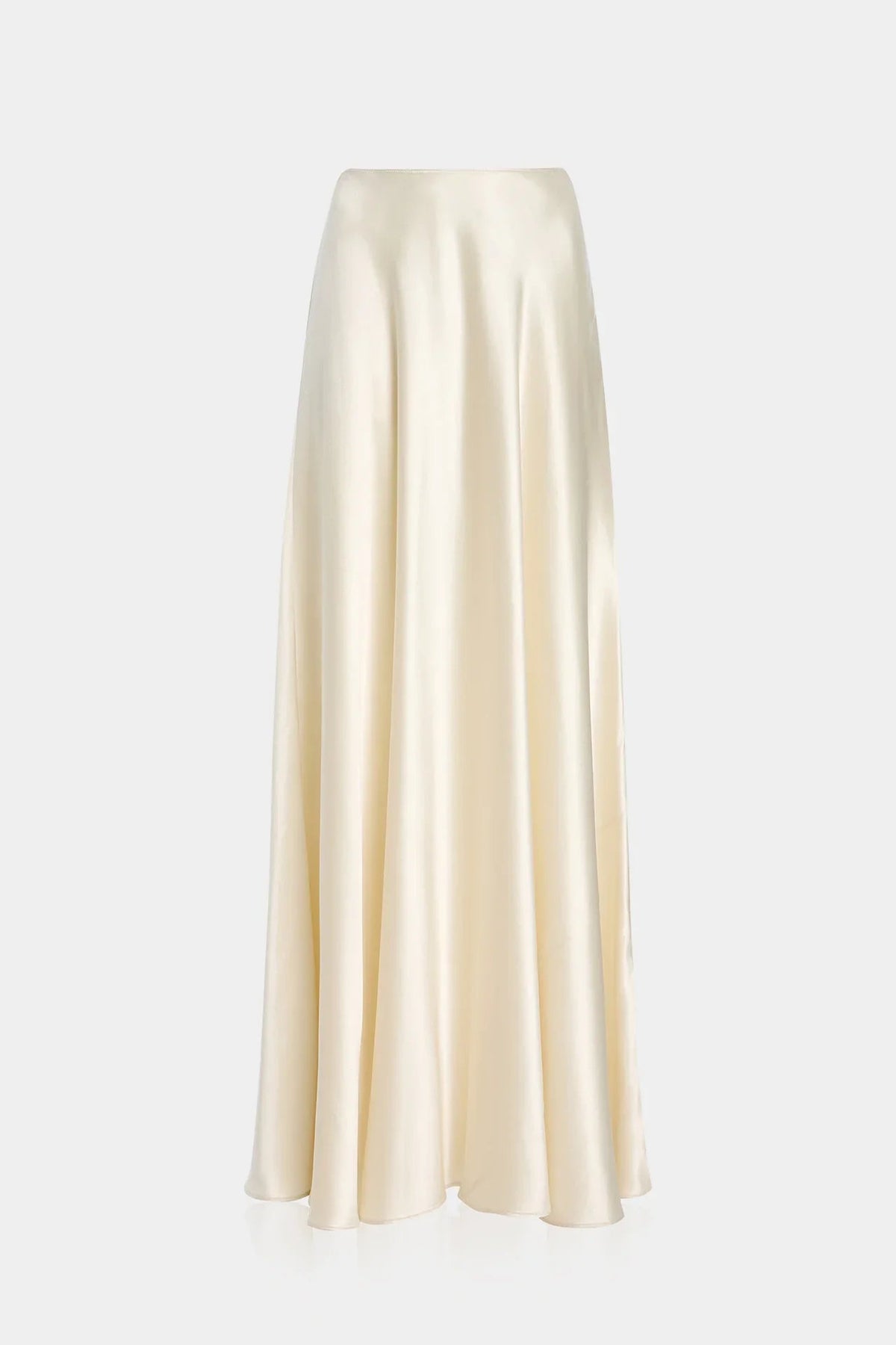 Beige Antonia Long Evening Skirts