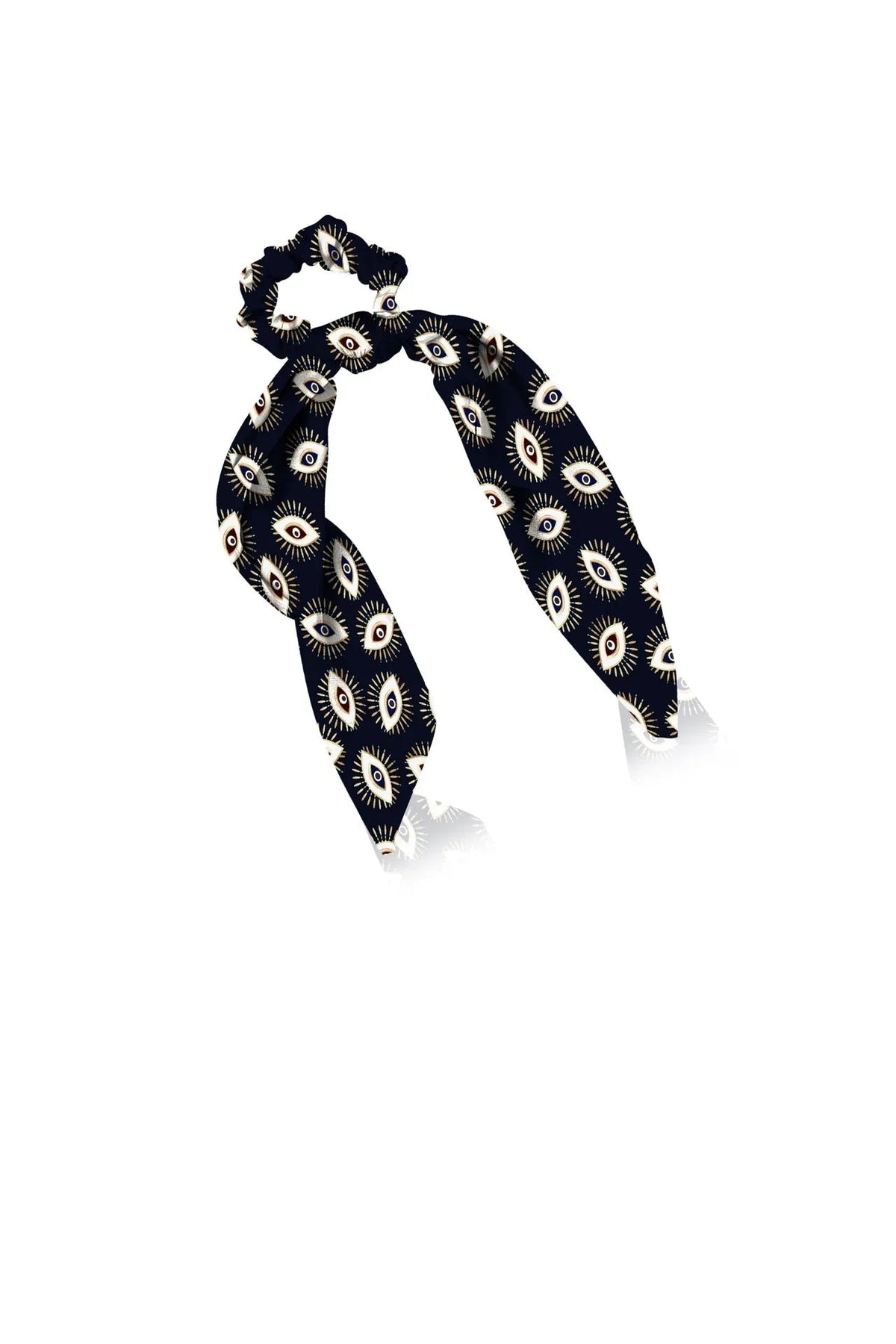 Black Scrunchie Silk
