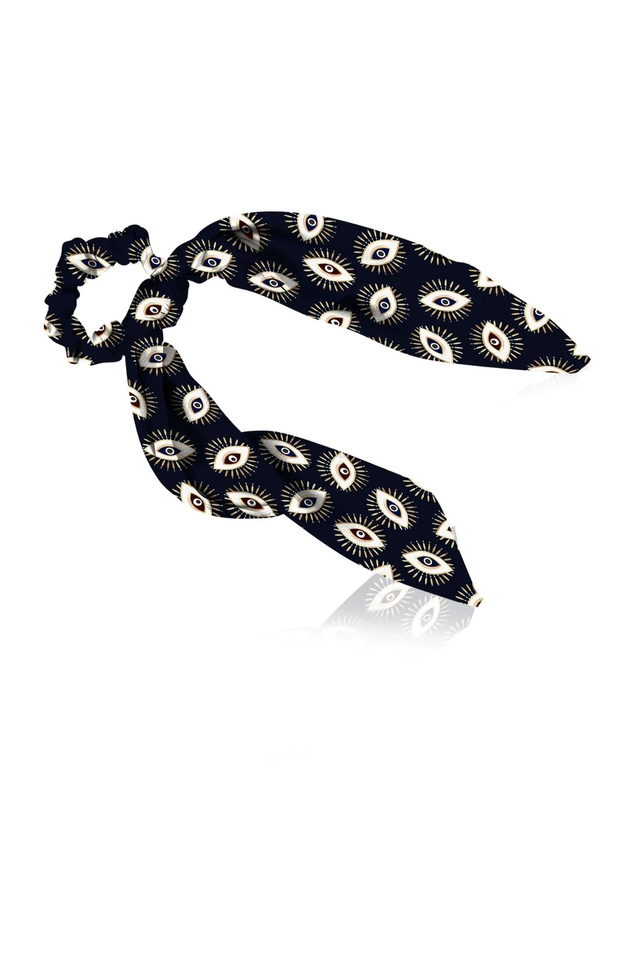 Black Scrunchie Silk