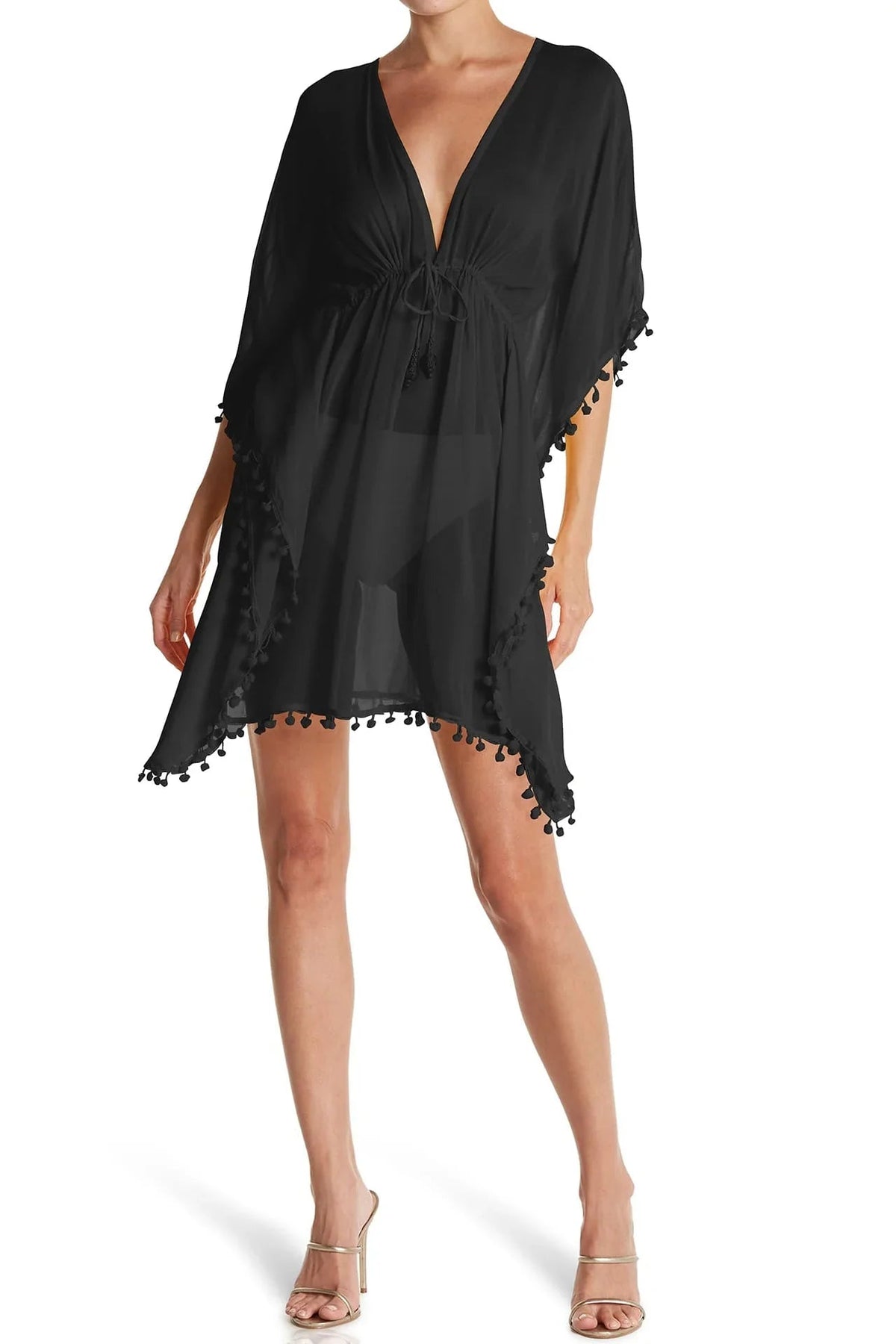 Black Kimono Cover Up