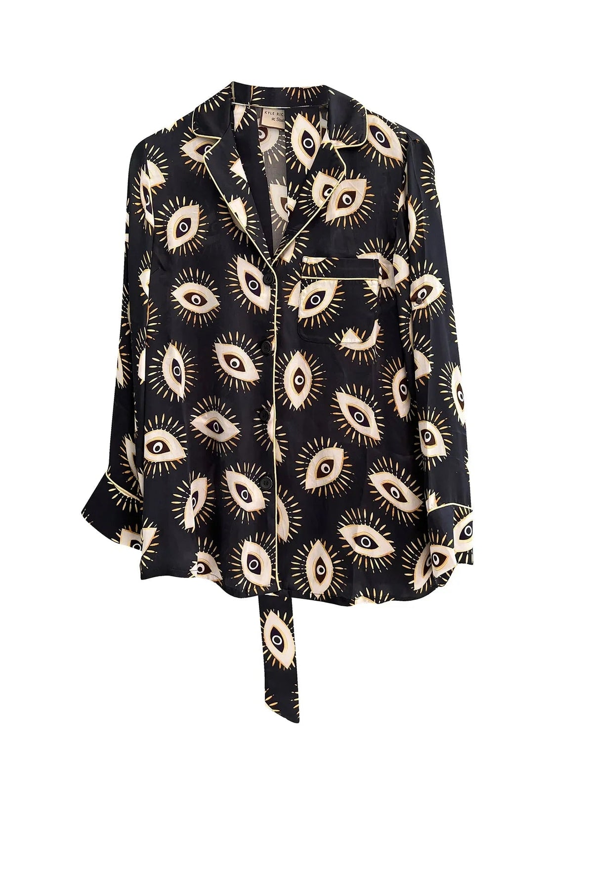 Black Button Shirt Women's