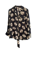 Black Button Shirt Women's