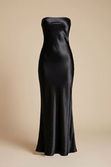 Black Strapless Dress for Formal Events