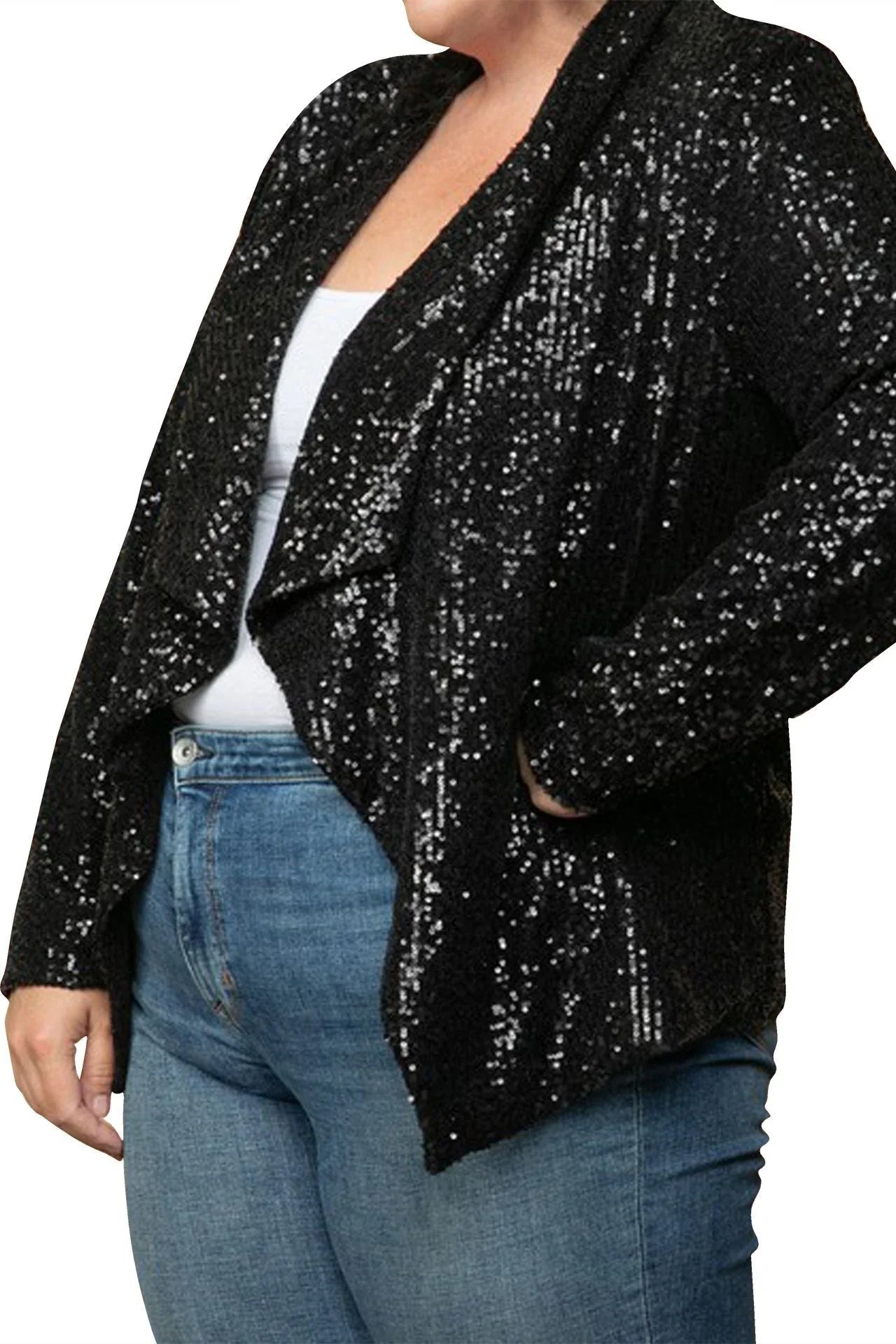 Black Jacket With Sequins