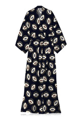 Black Silk Kimono