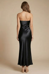 Black Strapless Dress for Formal Events