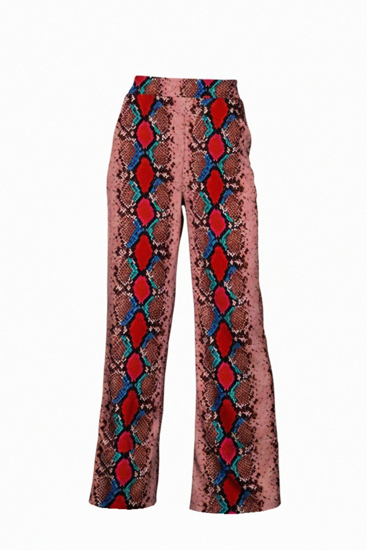 Biodegradable Fabrics Silk Pants in Blood Stone